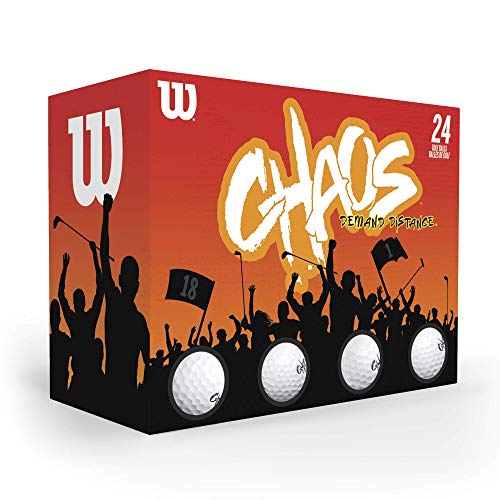 Wilson Sporting Goods Unisex-Erwachsene Chaos Golfbälle, Weiß Wilson Sporting Goods Unisex-Erwachsene Chaos Golfbälle, Weiß von Wilson