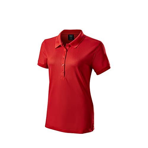 Wilson Staff Damen Golf-Poloshirt, WILSON STAFF AUTHENTIC POLO, Polyester, Rot, Gr. M, WGA700740MD Wilson Staff Damen Golf-Poloshirt, WILSON STAFF AUTHENTIC POLO, Polyester, Rot, Gr. M, WGA700740MD von Wilson