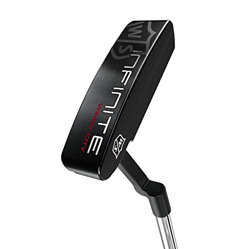 Wilson Staff Damen Putter, Rechtshand, Infinite Windy City, Länge: 33 Zoll, schwarz/silber, WGW90300W33 Wilson Staff Damen Putter, Rechtshand, Infinite Windy City, Länge: 33 Zoll, schwarz/silber, WGW90300W33 von Wilson