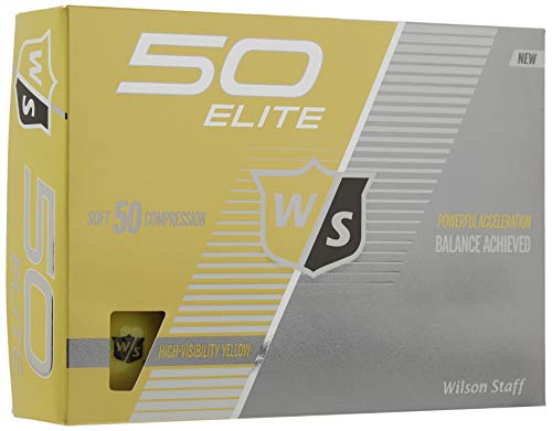 Wilson Staff Fifty Elite Golfball, Gelb von Wilson