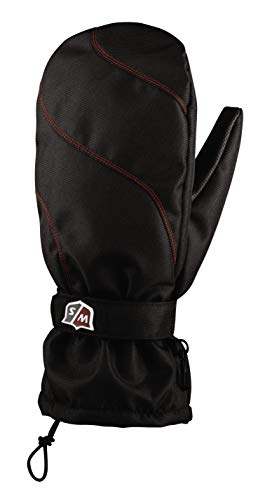 Wilson Staff Golf Fäustlinge, Mitten, Material-Kombi, Größe: Einheitsgröße, schwarz, WGJA00990 von Wilson