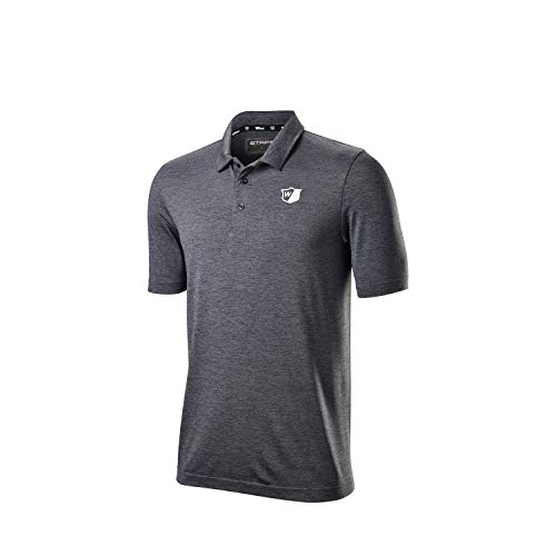 Wilson Staff Herren Golf-Poloshirt, STAFF MODEL POLO, Polyester/Spandex, Schwarz, Gr. L, WGA700723LG Wilson Staff Herren Golf-Poloshirt, STAFF MODEL POLO, Polyester/Spandex, Schwarz, Gr. L, WGA700723LG von Wilson