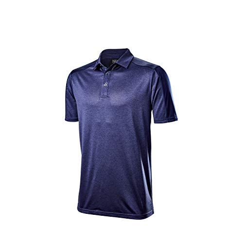 Wilson Staff Herren Golf-Poloshirt, WILSON STAFF 2 TONE POLO, Polyester, Blau, Gr. XXL, WGA700733XXL von Wilson