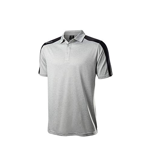 Wilson Staff Herren Golf-Poloshirt, WILSON STAFF 2 TONE POLO, Polyester, Weiß, Gr. L, WGA700732LG von Wilson