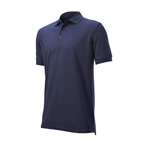 Wilson Staff Herren Golf-Poloshirt, WILSON STAFF AUTHENTIC POLO, Polyester, Blau, L von Wilson