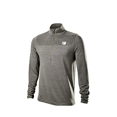 Wilson Staff Herren Golf Thermo-Shirt, STAFF MODEL THERMAL TECH, Polyester/Spandex, Khaki, Gr. S, WGA700718SM Wilson Staff Herren Golf Thermo-Shirt, STAFF MODEL THERMAL TECH, Polyester/Spandex, Khaki, Gr. S, WGA700718SM von Wilson