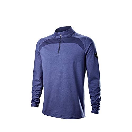 Wilson Staff Herren Golf Thermo-Shirt, WILSON STAFF THERMAL TECH, Polyester/Elasthan, Blau, Gr. M, WGA700726MD Wilson Staff Herren Golf Thermo-Shirt, WILSON STAFF THERMAL TECH, Polyester/Elasthan, Blau, Gr. M, WGA700726MD von Wilson