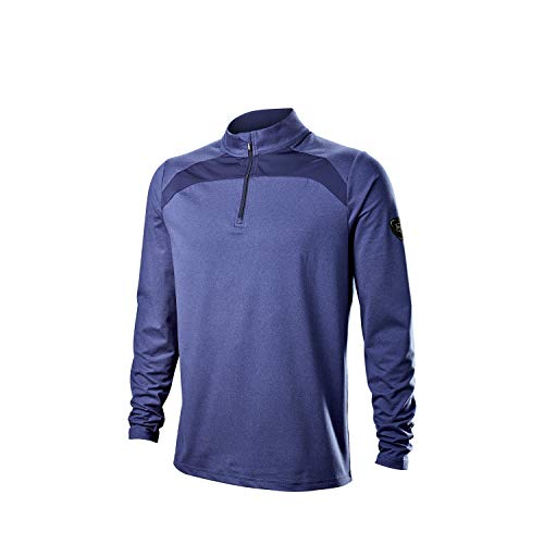 Wilson Staff Herren Golf Thermo-Shirt, WILSON STAFF THERMAL TECH, Polyester/Elasthan, Blau, Gr. S, WGA700726SM von Wilson