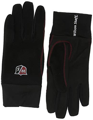 Wilson Staff Herren Golf-Winterhandschuh, Winter, Material-Kombi, Größe: XL, Linkshand, MLH, schwarz, WGJA00110XL von Wilson