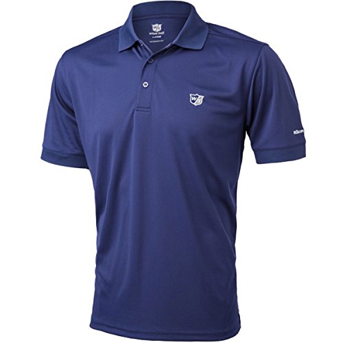 Wilson Staff Herren Poloshirt Authentic, blau, S Wilson Staff Herren Poloshirt Authentic, blau, S von Wilson