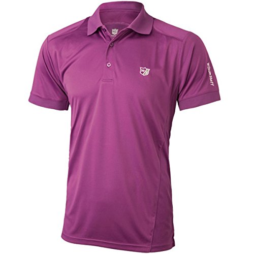 Wilson Staff Herren Poloshirt Performance, blau, S Wilson Staff Herren Poloshirt Performance, blau, S von Wilson