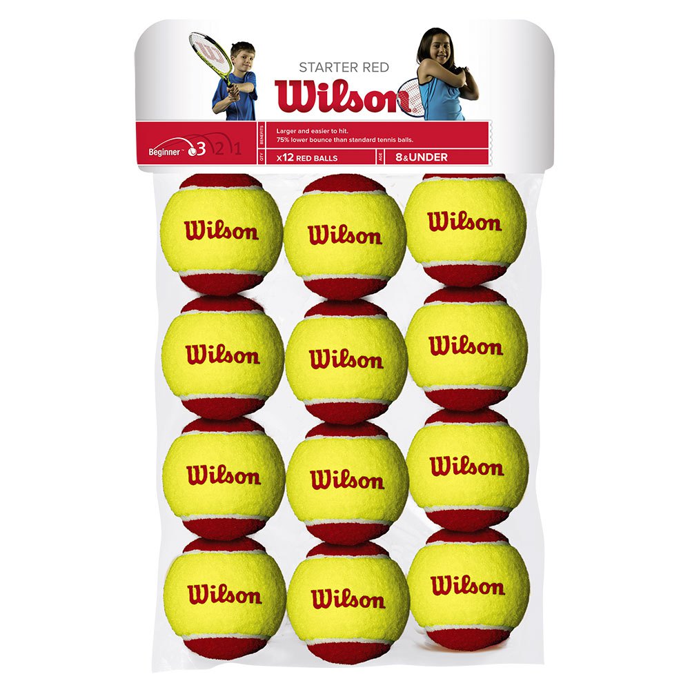 Wilson Starter Tennis Balls 12 Units Gelb Wilson Starter Tennis Balls 12 Units Gelb von Wilson