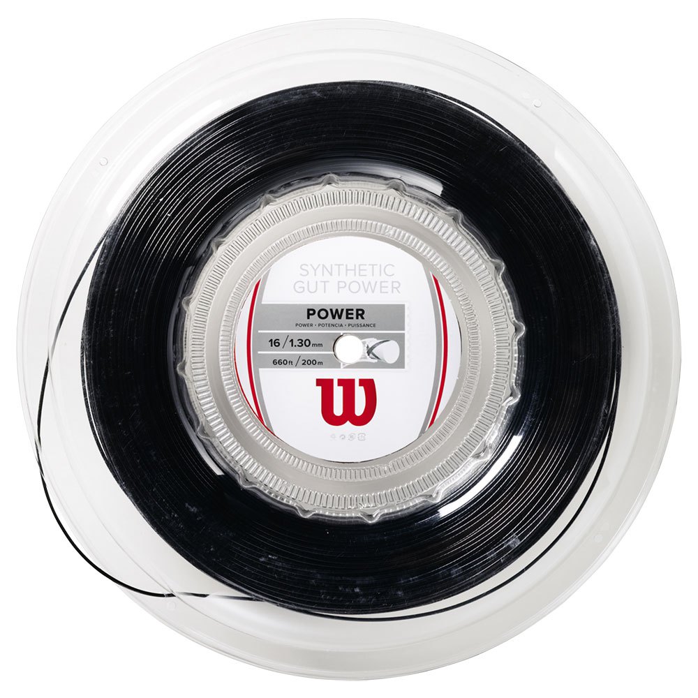 Wilson Synthetic Gut Power 16 200 M Tennis Reel String Durchsichtig 1.30 mm Wilson Synthetic Gut Power 16 200 M Tennis Reel String Durchsichtig 1.30 mm von Wilson