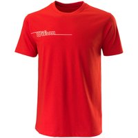 Wilson T-shirt Herren Rot - M von Wilson