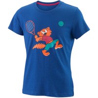 Wilson Tabby Tech T-Shirt Mädchen in blau, Größe: L von Wilson