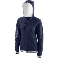 Wilson Team II Sweatjacke Damen in dunkelblau, Größe: L von Wilson