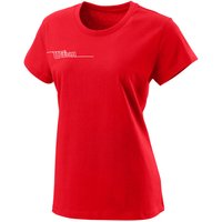 Wilson Team Ii Tech T-shirt Damen Rot - Xl von Wilson