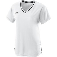 Wilson Team Ii V-neck T-shirt Damen Weiß von Wilson