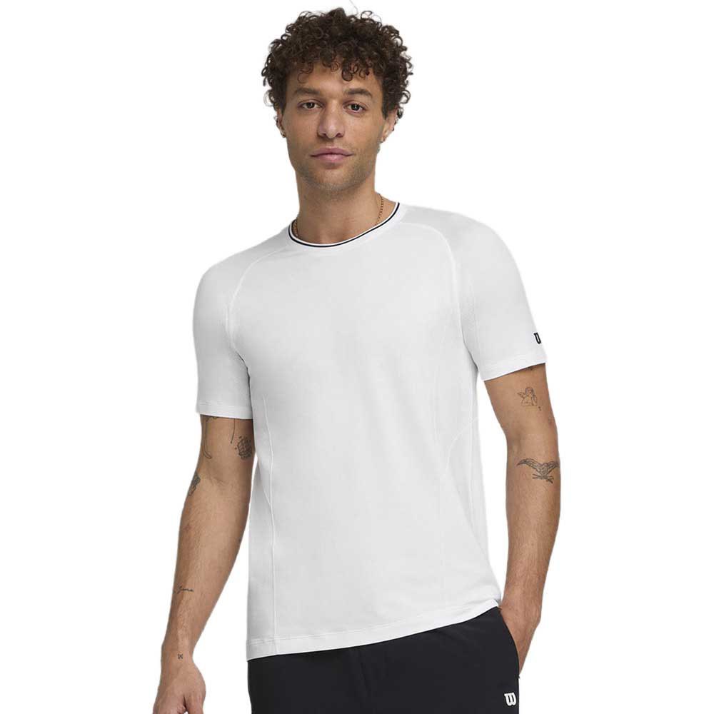 Wilson Team Seamless Crew Short Sleeve T-shirt Weiß S Mann von Wilson