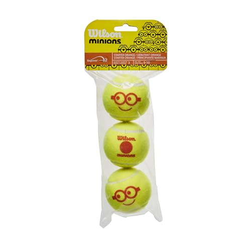Wilson Unisex-Adult Minions Stage 2 Tennisbälle, Yellow, NS Wilson Unisex-Adult Minions Stage 2 Tennisbälle, Yellow, NS von Wilson