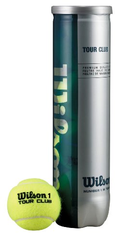 Wilson Tennisball Tour Club 4er Dose, gelb, T1146 Wilson Tennisball Tour Club 4er Dose, gelb, T1146 von Wilson