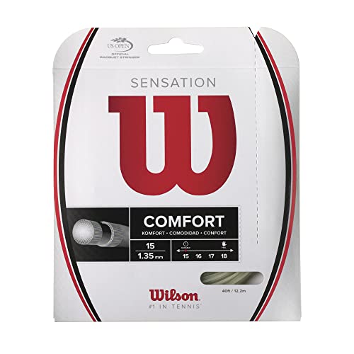 Wilson Unisex Tennissaite Sensation, natur, 12,2 Meter, 1,35 mm, WRZ940900 Wilson Unisex Tennissaite Sensation, natur, 12,2 Meter, 1,35 mm, WRZ940900 von Wilson