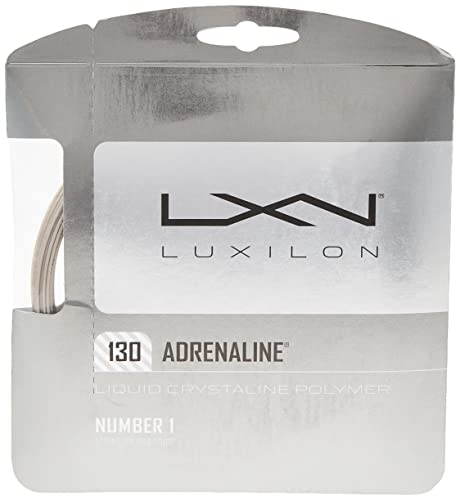 Wilson Luxilon Unisex Tennissaite Adrenaline 130, grau, 200 Meter Rolle, 1,30 mm, WRZ990090 Wilson Luxilon Unisex Tennissaite Adrenaline 130, grau, 200 Meter Rolle, 1,30 mm, WRZ990090 von Wilson