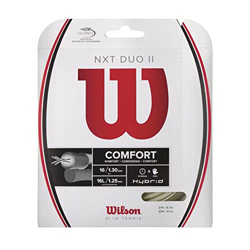 Wilson Tennissaiten NXT Duo II Saitenset, Natural, 6.5 m Wilson Tennissaiten NXT Duo II Saitenset, Natural, 6.5 m von Wilson