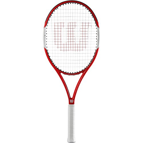 Wilson SIX ONE LITE 102 Performance Racket, Red/Grey, L1 Wilson SIX ONE LITE 102 Performance Racket, Red/Grey, L1 von Wilson