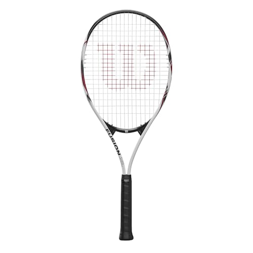 Wilson Tennisschläger Fusion XL, Aluminium, Grifflastige Balance, 291 g, 69,9 cm Länge, 3, Red Wilson Tennisschläger Fusion XL, Aluminium, Grifflastige Balance, 291 g, 69,9 cm Länge, 3, Red von Wilson