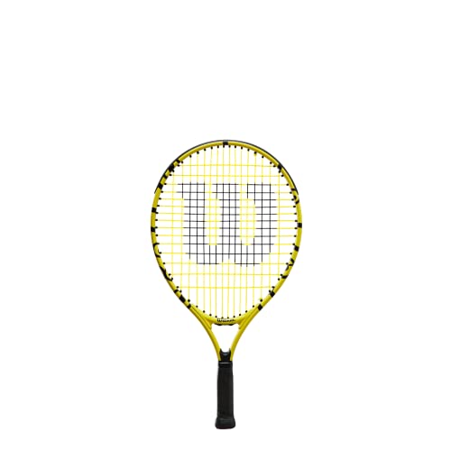 Wilson Tennisschläger Minions Junior 19, Für Kinder von 2 bis 4 Jahren, Gelb/Schwarz, WR068910H von Wilson