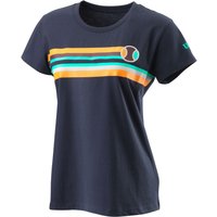 Wilson Tracers Tech T-shirt Damen Dunkelblau von Wilson