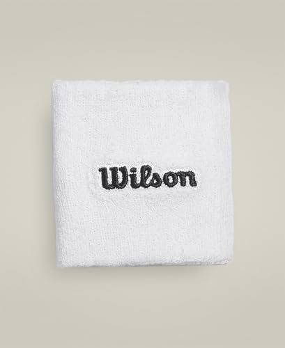 Wilson U Terry Logo Wristbands Bright White Unisex Schweißband weiß Wilson U Terry Logo Wristbands Bright White Unisex Schweißband weiß von Wilson