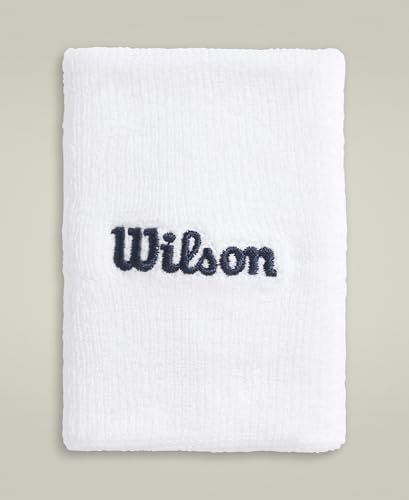 Wilson U Wide Terry Wristbands Bright White Unisex Schweißband weiß Wilson U Wide Terry Wristbands Bright White Unisex Schweißband weiß von Wilson