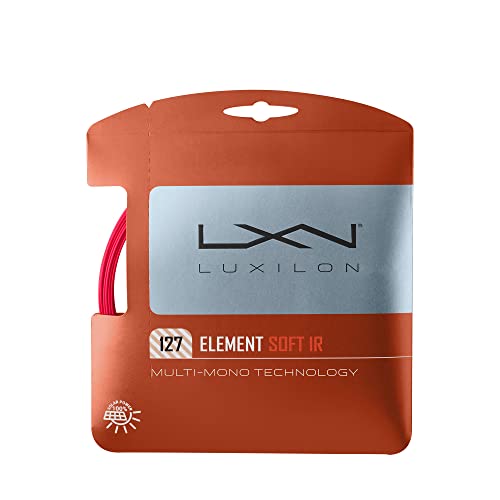 Wilson Unisex-Adult Element IR Soft 127 Tennisschlägersaite, Rot, One Size Wilson Unisex-Adult Element IR Soft 127 Tennisschlägersaite, Rot, One Size von Luxilon