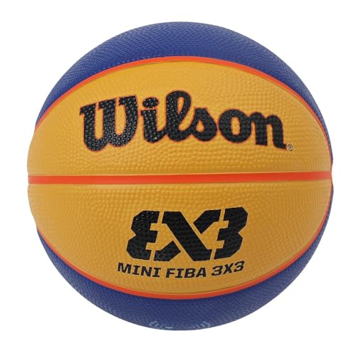 Wilson Unisex-Adult FIBA 3X3 MINI RUBBER BASKETBALL BROWN, Wilson Unisex-Adult FIBA 3X3 MINI RUBBER BASKETBALL BROWN, von Wilson