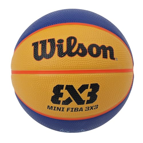 Wilson Unisex-Adult FIBA 3X3 MINI RUBBER BASKETBALL BROWN, von Wilson