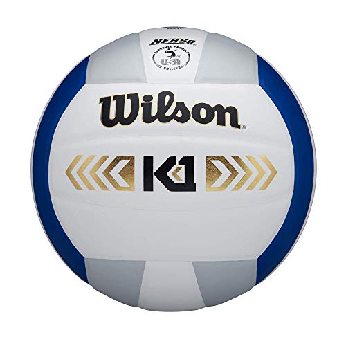 Wilson Unisex-Adult K1 Gold VB BLUWHSI Volleyball, Blue/White/Silver, Official von Wilson