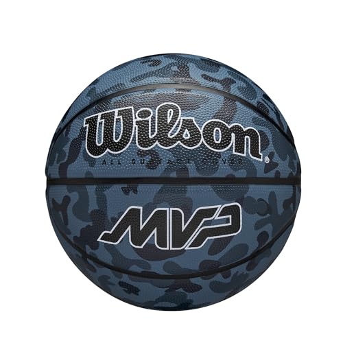 Wilson Unisex-Adult MVP CAMO Basketball Blue 5 Ball, 5 Wilson Unisex-Adult MVP CAMO Basketball Blue 5 Ball, 5 von Wilson