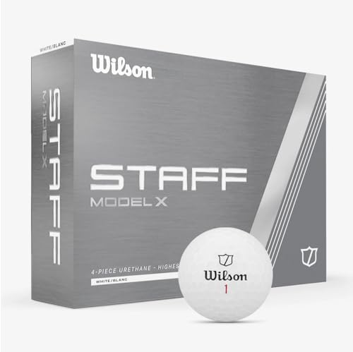 Wilson Unisex-Adult Staff Model X Golfball, White, No Size Wilson Unisex-Adult Staff Model X Golfball, White, No Size von Wilson