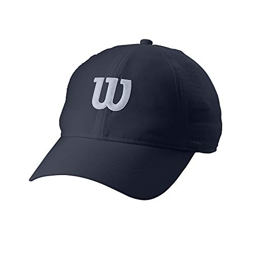 Wilson Unisex Cap, ULTRALIGHT TENNIS CAP, Polyester, Blaugrau (Outer Space), Einheitsgröße, WRA777106 von Wilson