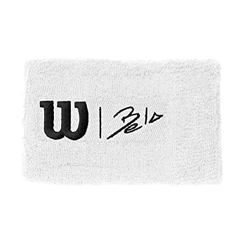 Wilson Unisex Erwachsene Bela Extra Wide Wrtbd Ii OSFA handgelenkbandage, Weiß/Weiß/Weiß, Einheitsgröße von Wilson