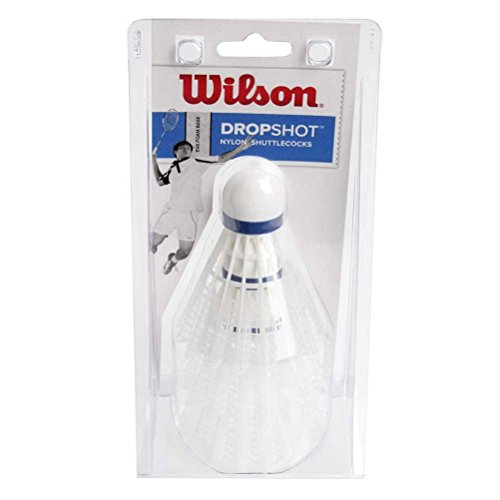 Wilson Unisex – Erwachsene DROPSHOT Badminton Shuttles, Weiß, 3-er Pack Wilson Unisex – Erwachsene DROPSHOT Badminton Shuttles, Weiß, 3-er Pack von Wilson