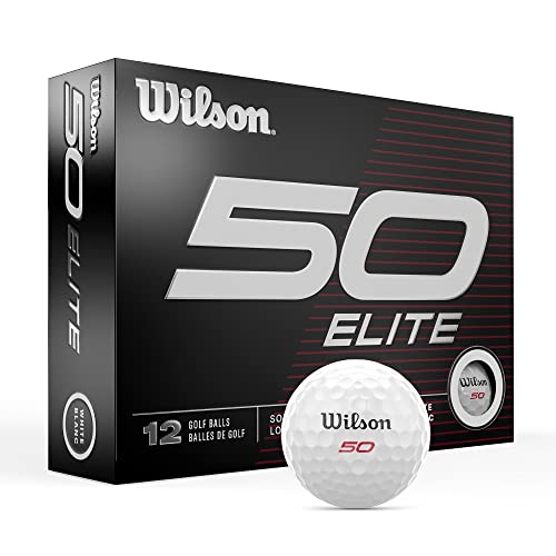 Wilson Unisex-Erwachsene Fifty Elite Golfbälle, Weiss/opulenter Garten Wilson Unisex-Erwachsene Fifty Elite Golfbälle, Weiss/opulenter Garten von Wilson