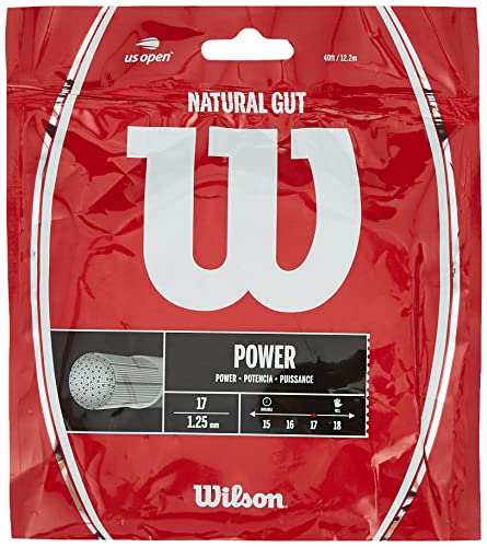 Wilson Unisex – Erwachsene Nat Gut Tennissaite, Natural, One Size Wilson Unisex – Erwachsene Nat Gut Tennissaite, Natural, One Size von Wilson