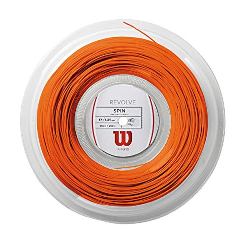 Wilson Unisex – Erwachsene Revolve 17 Reel OR Strings, Orange, 200 Meter von Wilson