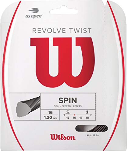 Wilson Unisex – Erwachsene Revolve Twist Saitenset 12,2m-Grau Tennis-Saite, One Size Wilson Unisex – Erwachsene Revolve Twist Saitenset 12,2m-Grau Tennis-Saite, One Size von Wilson