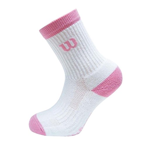 Wilson – calcetínes für Kinder, Kinder, WRW1B2W30, weiß/rosa, 31-34 Wilson – calcetínes für Kinder, Kinder, WRW1B2W30, weiß/rosa, 31-34 von Wilson