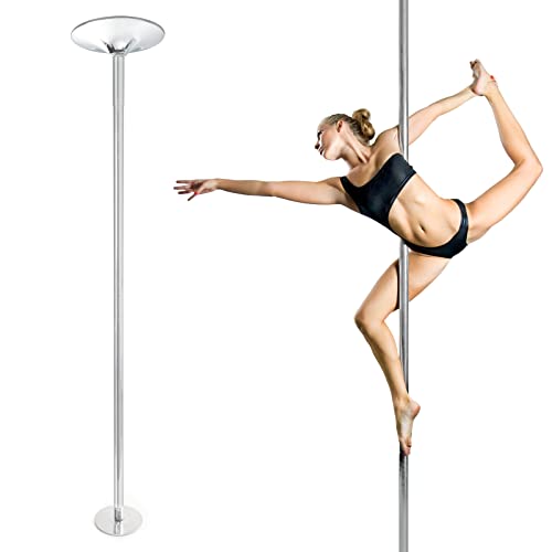 Wiltec LUXTRI Pole Dance Profi Tanzstange Ø45mm höhenverstellbar von 2,31-2,74 m, aus Stahl, ohne Bohren von Wiltec