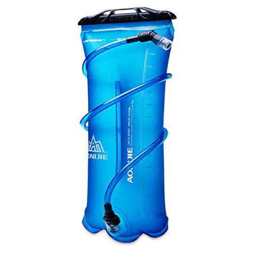 Win.Deeper 1.5L/2L/3L Trinkblase, Wasserblase mit Schlauch Hydration Bladder, Sport Wasser Blasen Ideal für Jeden Rucksack zum Radfahren Camping Walking (3L) von Win.Deeper